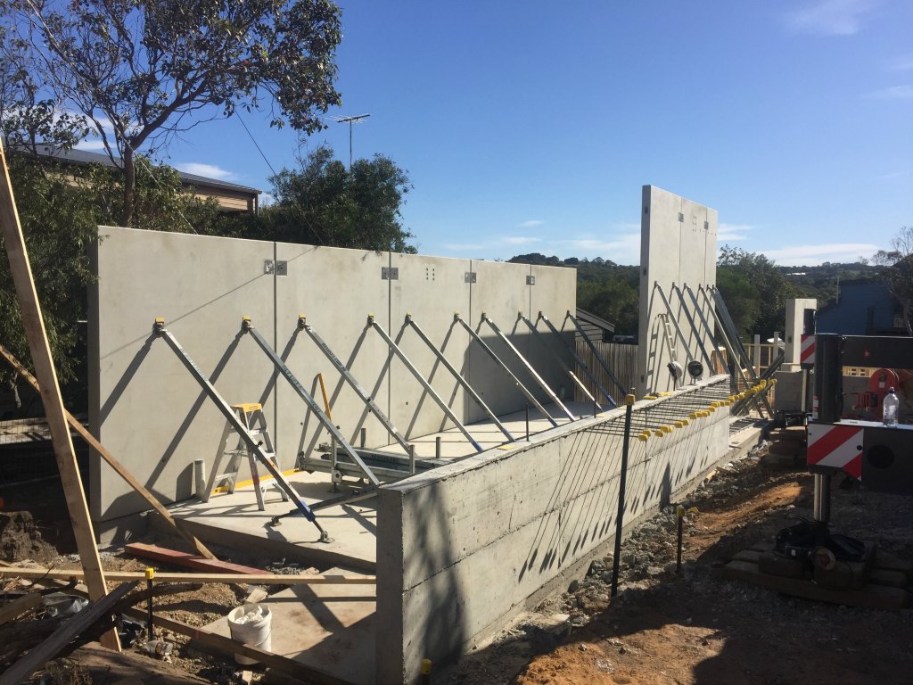 Precast residential and housing concrete panels Victoria