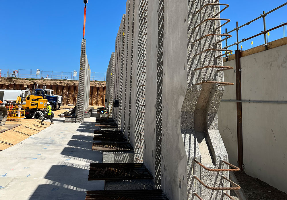 Warrnambool Bio Reactor Project: Precast Concrete Installation